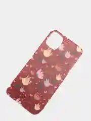 Багровый чехол с цветным принтом картинки iPhone 5S/SE/6/6S/7/8/Plus/X/XS/XR/11/12/Mini/Pro/Max