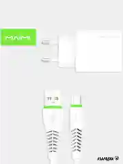 Зарядное устройство Maimi T30 Quick Charge 3.0 1xUSB 22.5W White USB Micro