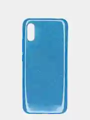 Голубой чехол для Xiaomi Redmi 9A (Сяоми Редми 9А), блестящий