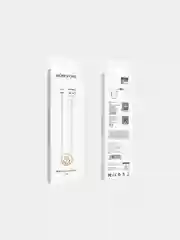 Кабель зарядный для MICRO-USB 2.1A Borofone BX22, ГИБКИЙ дата-кабель 1м