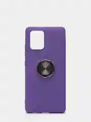 Лавандовый чехол Samsung Galaxy S10 Lite, Самсунг Галакси С10 Лайт силиконовый с кольцом-держателем