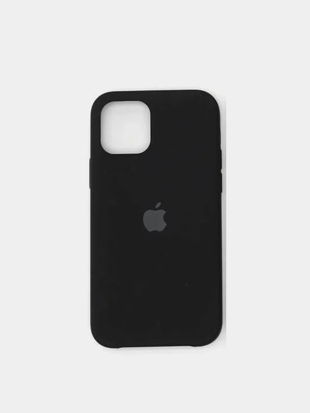 Черный чехол для iPhone 12 / 12 Pro / 12 Pro Max силиконовый