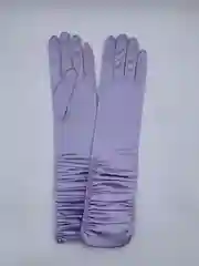 Лавандовый перчатки женские атласные