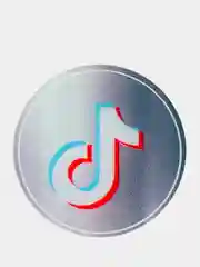Рыжий попсокет TikTok для смартфона (Tik tok, тик ток, тикток)