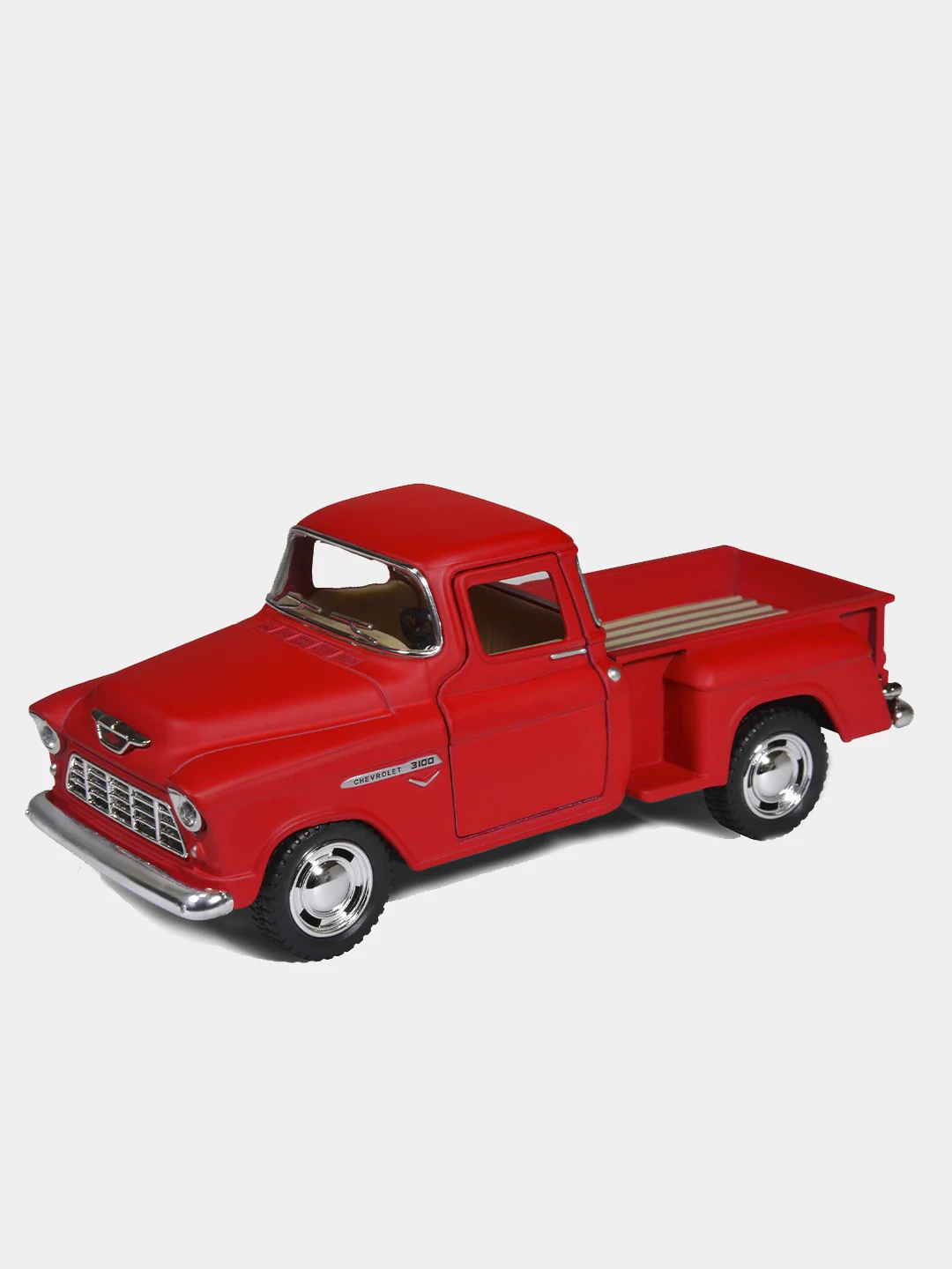 Красный металлическая машинка 1955 Chevy Stepside Pick-up (Матовая) KT5330DM