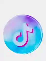 Багровый попсокет TikTok для смартфона (Tik tok, тик ток, тикток)