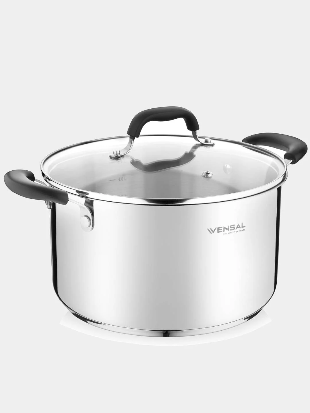 Набор посуды Vensal Coquet VS1509 4 пр (кастрюля 3,7л и ковш 2л (16см) нержавеющая сталь)
