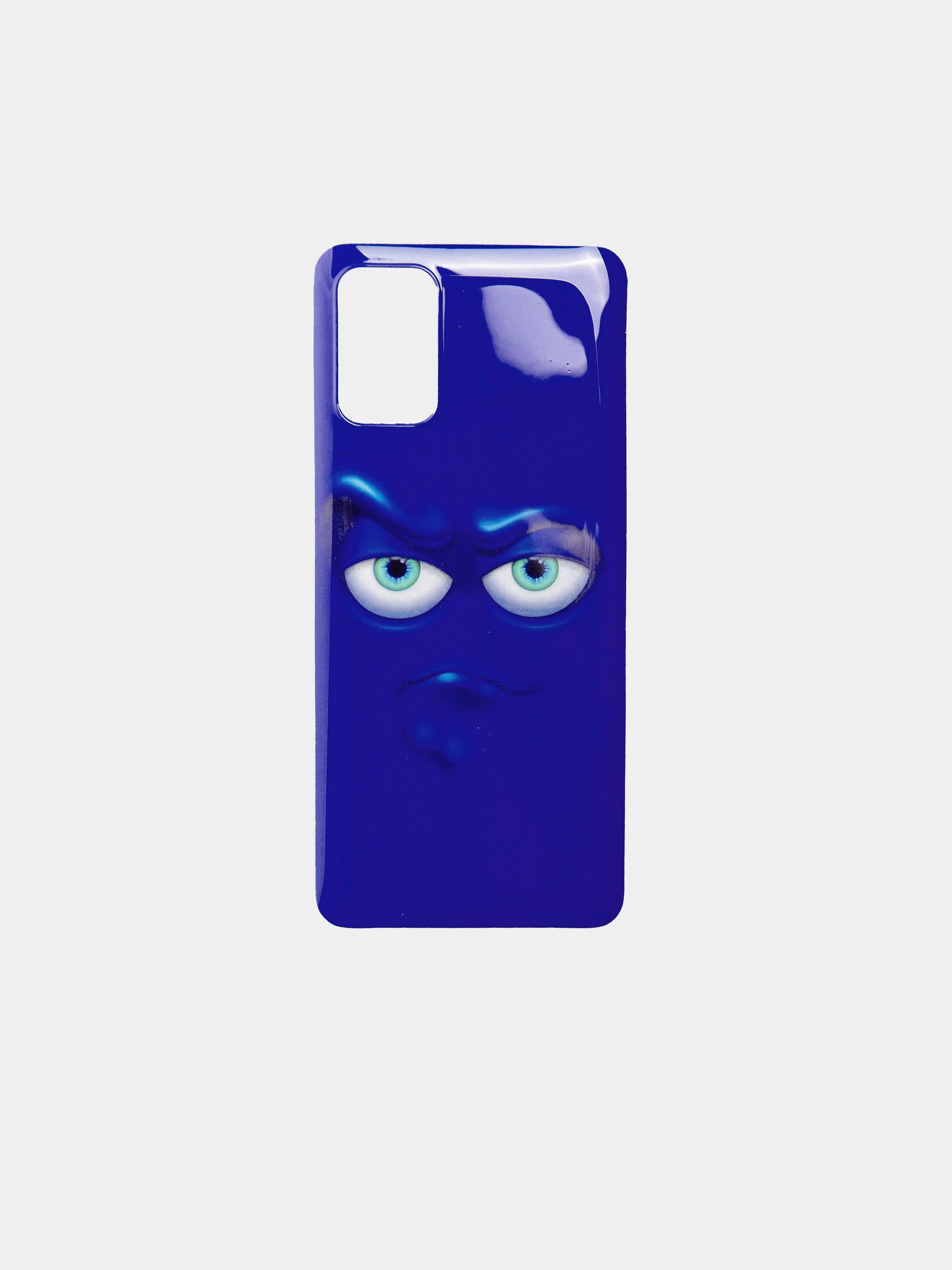 Синий чехол для Samsung Galaxy A02s с ярким принтом, силиконовый