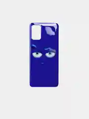 Синий чехол для Samsung Galaxy A02s с ярким принтом, силиконовый