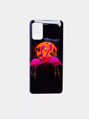 Черный чехол для Samsung Galaxy A02s с ярким принтом, силиконовый
