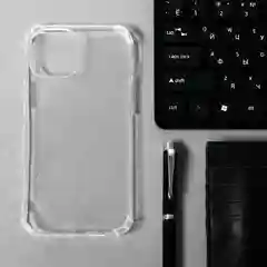 Чехол для iPhone 12 Pro Max, силиконовый, противоударный, прозрачный, 6,7"