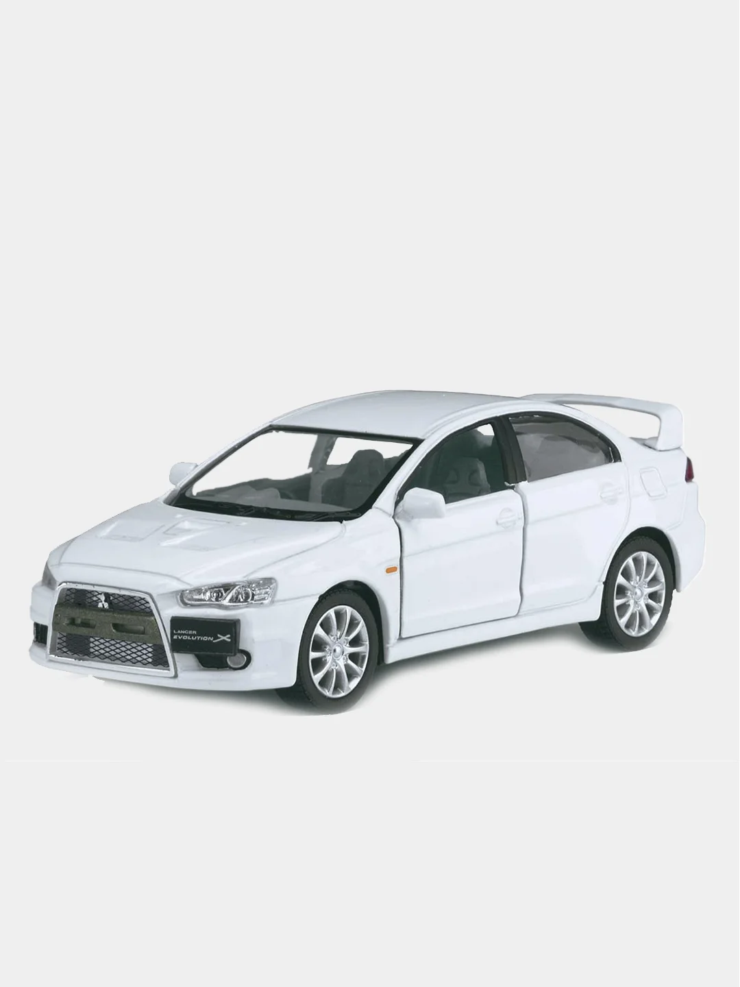 Синий металлическая машинка 2008 Mitsubishi Lancer Evolution X KT5329D