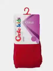 Красный колготки тонкие из хлопка Conte-kids Class, р. 128-134, 140-146, 150-152