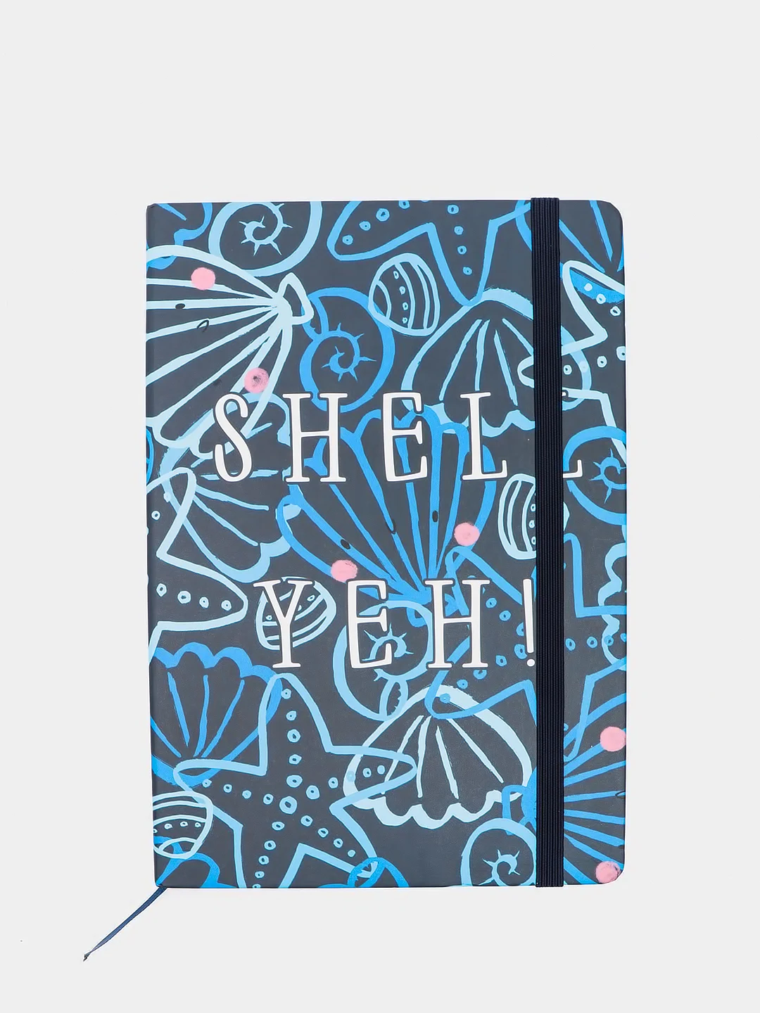 Синий ежедневник "Море" в линейку, недатированный, А5, 96 листов pkt
