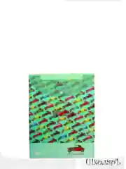 Лайм папка - конверт для документов / бумаги на кнопке, формат А4,  вертикальная