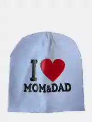 Шапка для девочки и мальчика Я ЛЮБЛЮ (Россия)