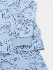 Серый меланж детский комплект пижама майка и штаны для мальчика/девочки