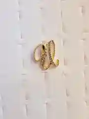 Брошь Буква именная