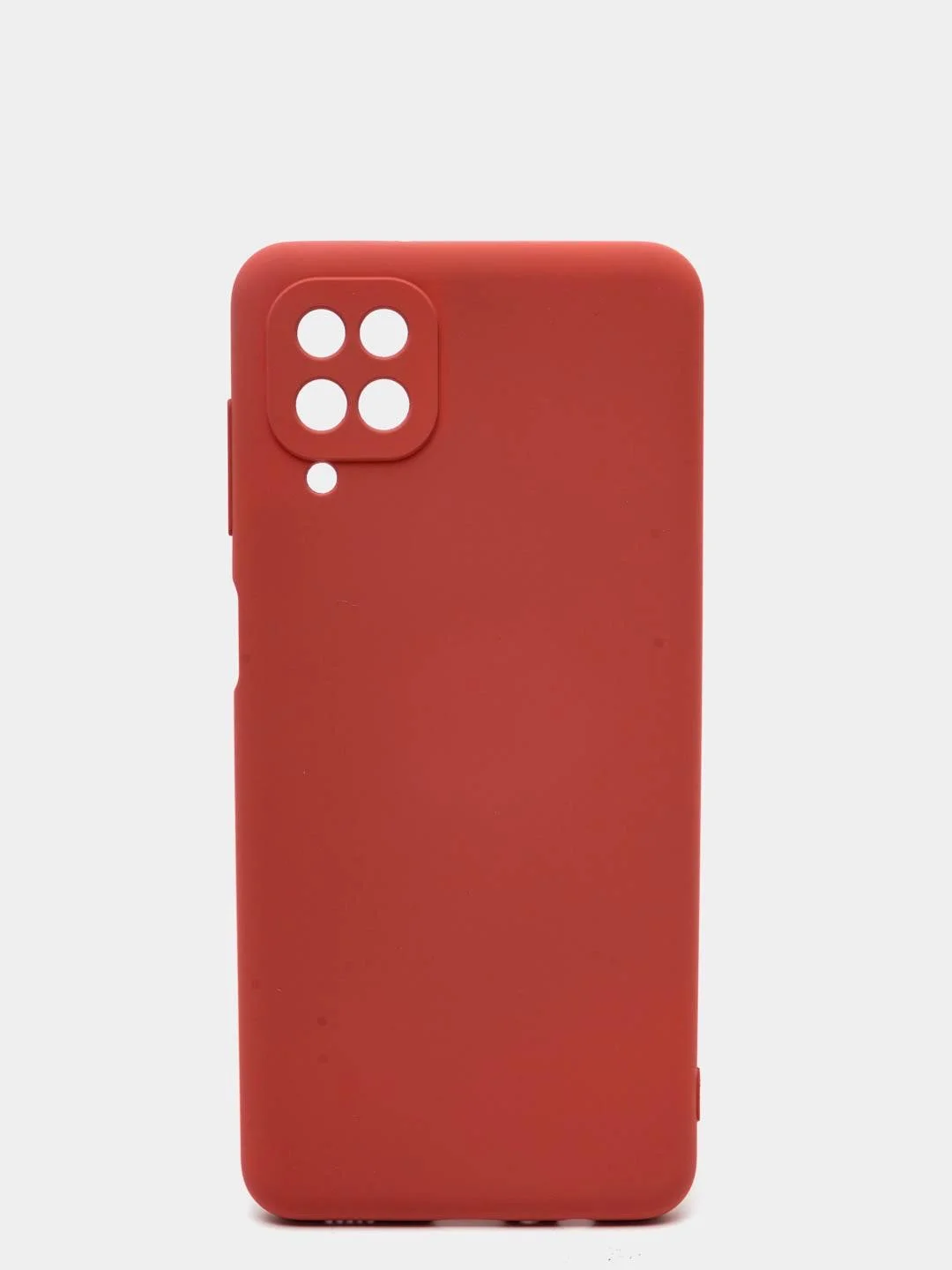 Красный чехол Samsung A22 с защитой камеры