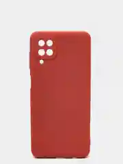 Красный чехол Samsung A22 с защитой камеры