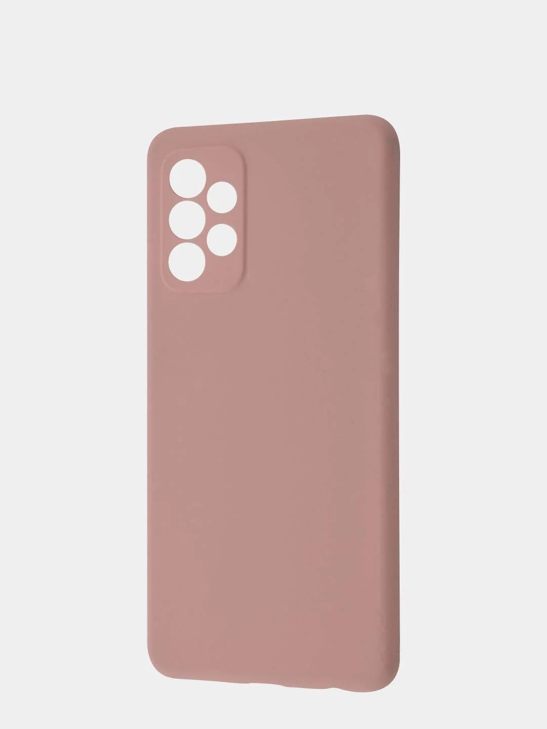 Бежевый чехол Samsung A22 с защитой камеры