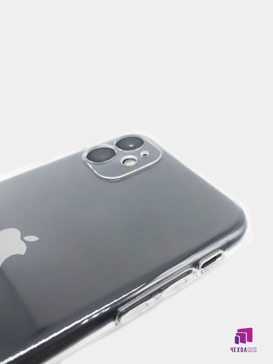 Плотный чехол iPhone 12 силикон 1.5мм прозрачный