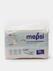 Пеленки детские впитывающие MEPSI 40*60 30шт 0161