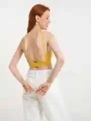 Белый топ женский, спортивный