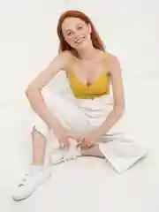 Белый топ женский, спортивный