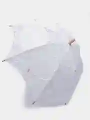 Белый зонт свадебный