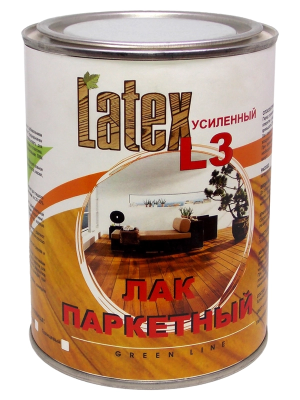 Лак паркетный усиленный, глянцевый, 1 л