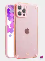 Розовый чехол для iPhone  11 PRO Противоударные чехлы с блёстками