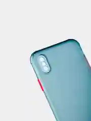 Зеленый чехол для iPhone XS/12 Mini/12 Pro Max цветной матовый, прозрачный