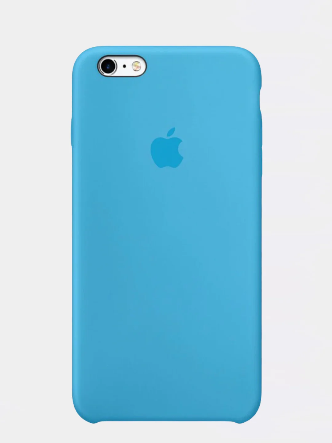 Голубой чехол Silicone Case для iPhone 6 6s