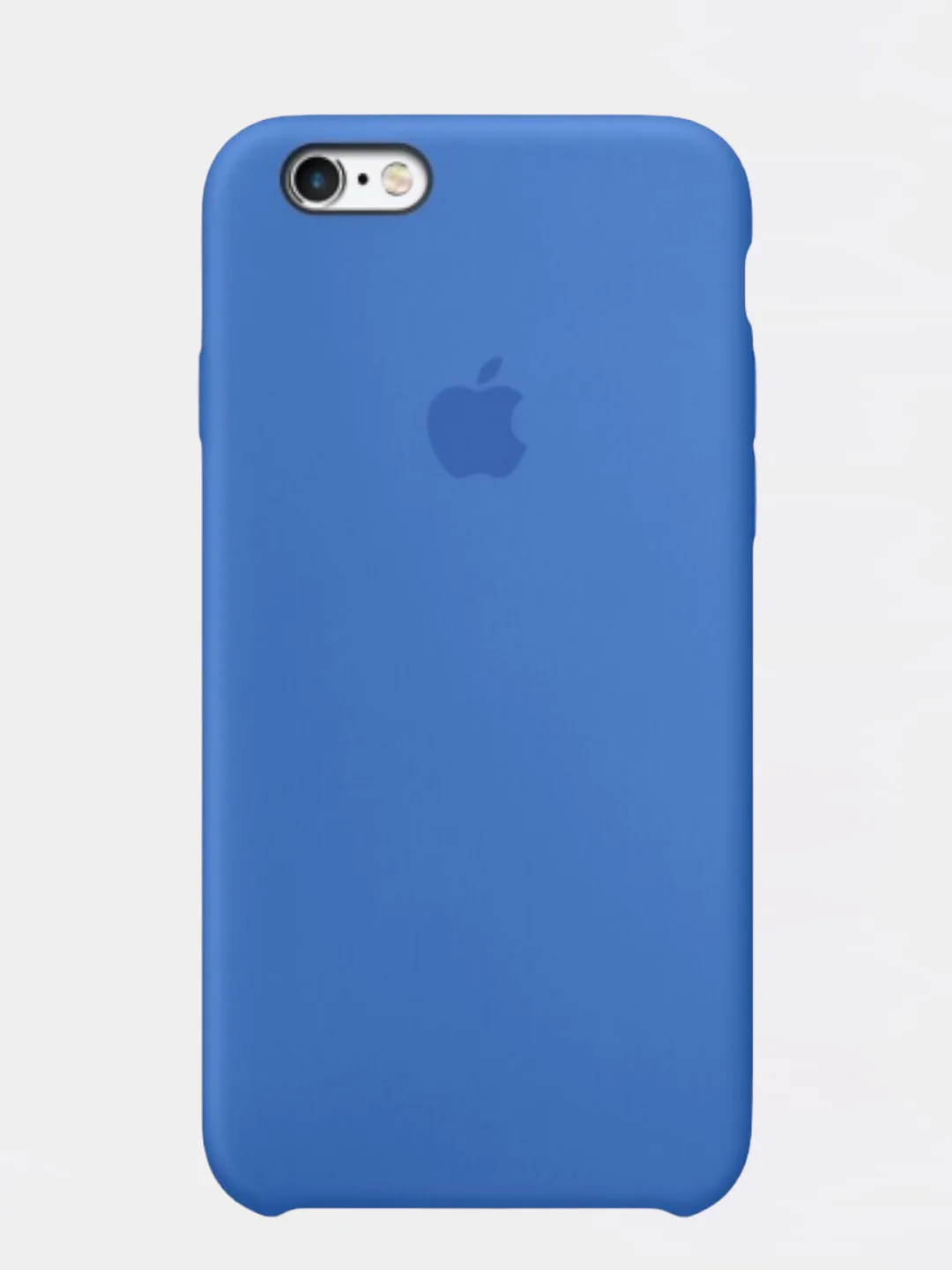 Синий меланж чехол Silicone Case для iPhone 6 6s