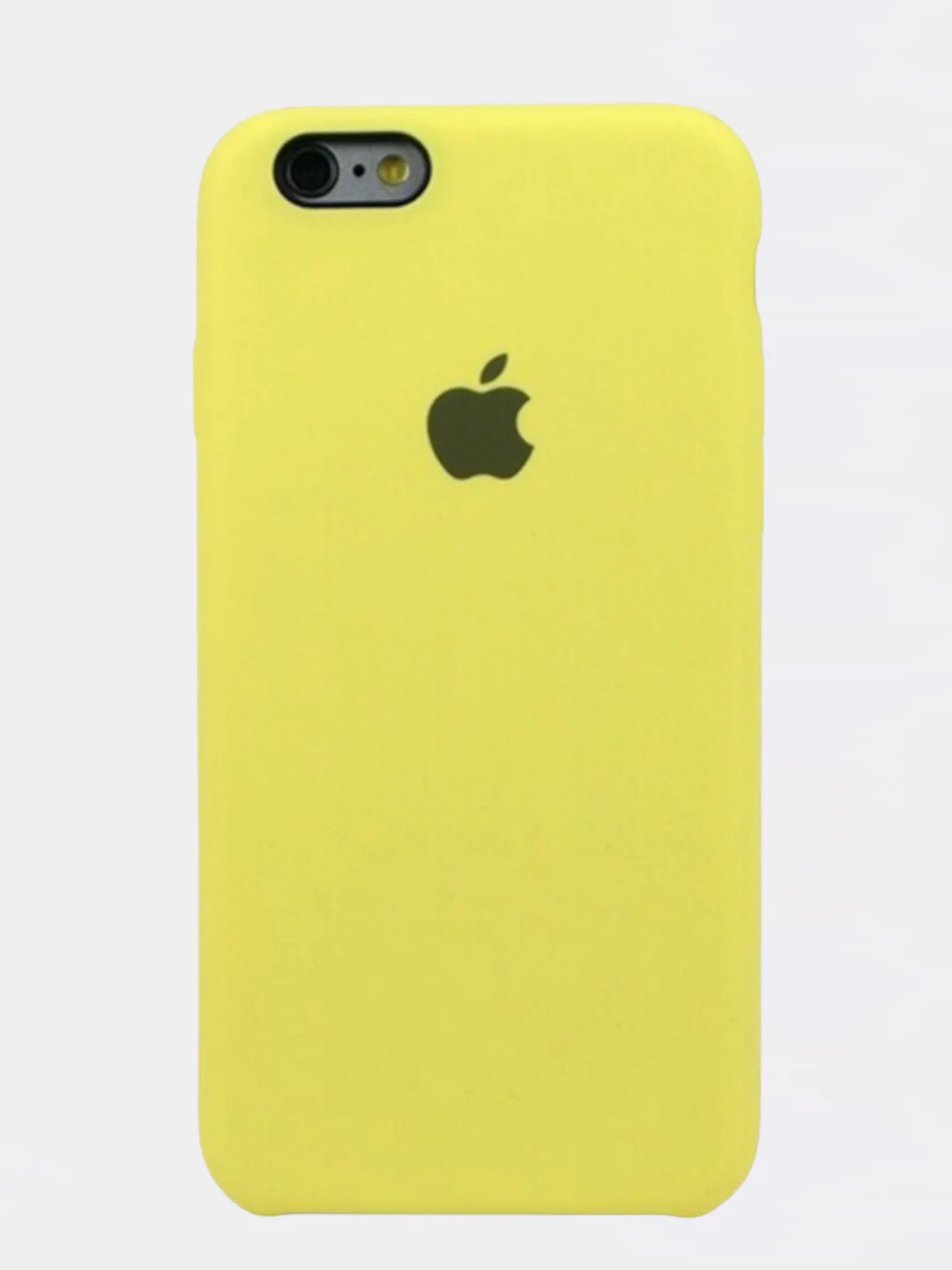 Лимонный чехол Silicone Case для iPhone 6 6s