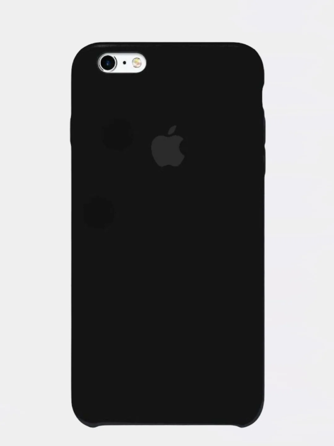 Черный чехол Silicone Case для iPhone 6 6s