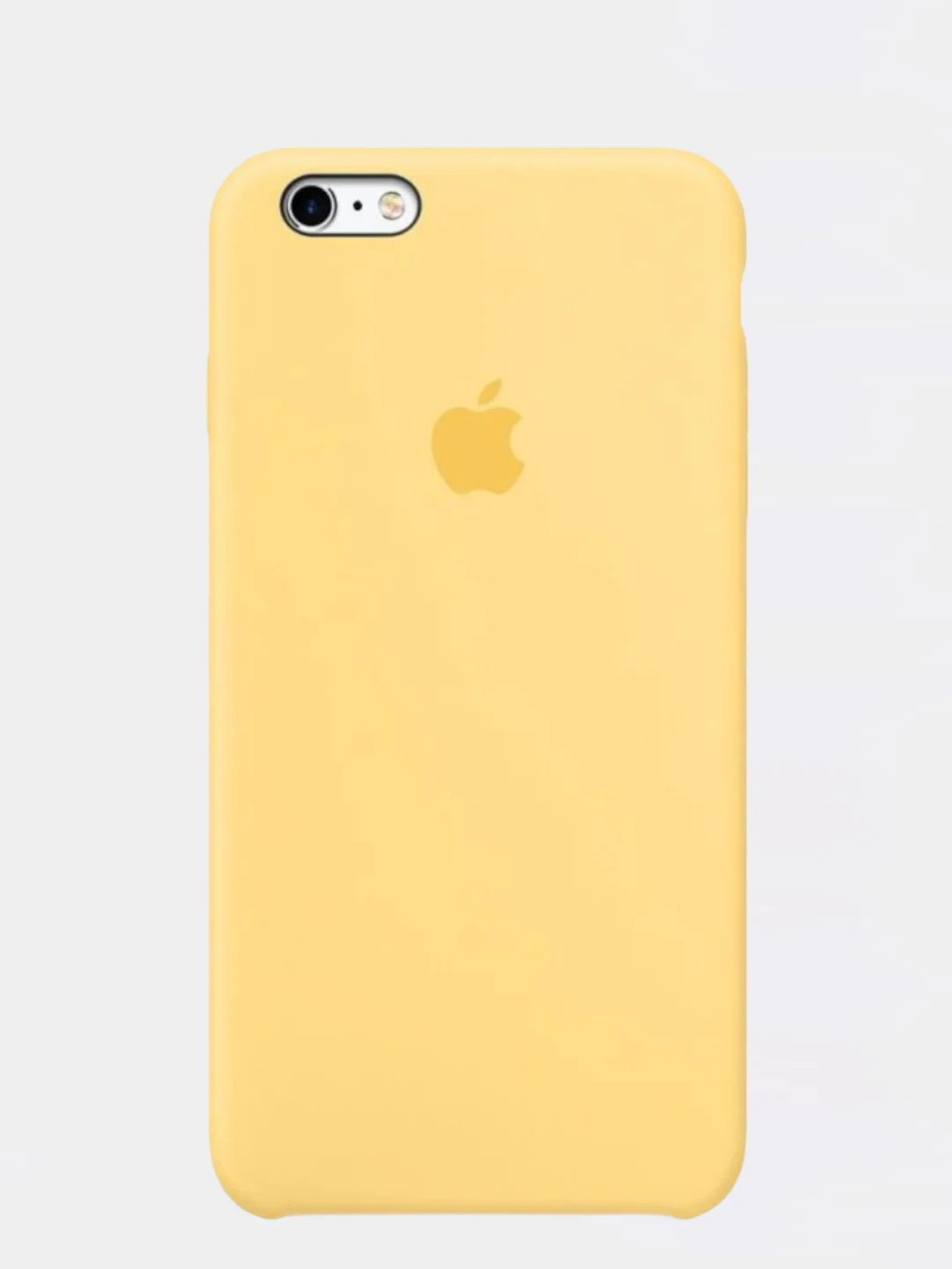 Желтый чехол Silicone Case для iPhone 6 6s