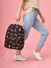 Рюкзак Лисички чёрный