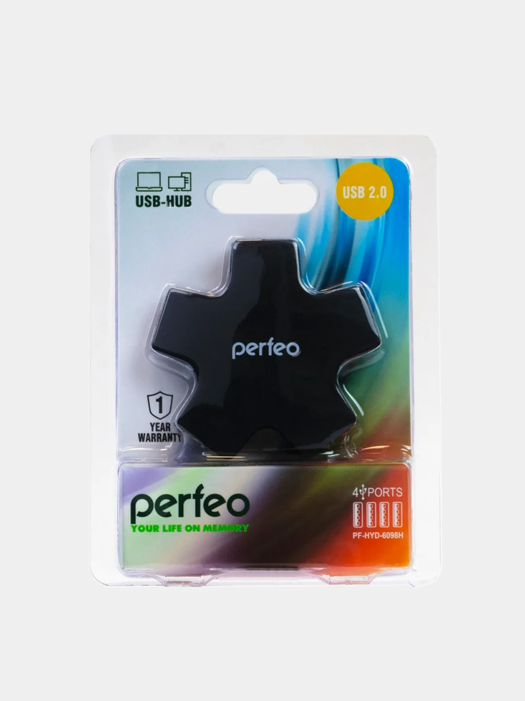 PERFEO USB хаб USB-HUB 4 порта PF-HYD-6098H