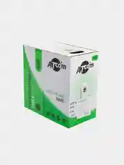ATcom AT3800 - 305м кабель витая пара U/UTP 4 пары Кат.5e 0.5мм медь внутренний PVC серый