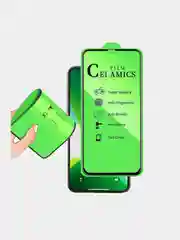 Защитное гибридное стекло Ceramic для iPhone 12 pro max