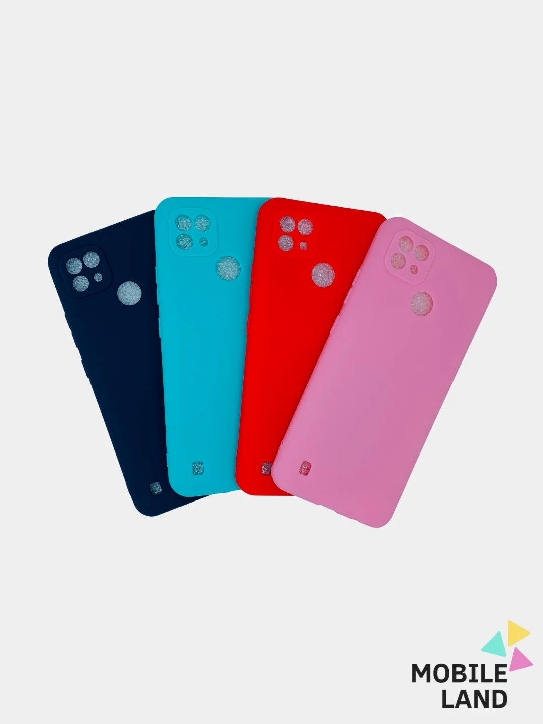 Бирюзовый чехол для Realme C21 силиконовый матовый