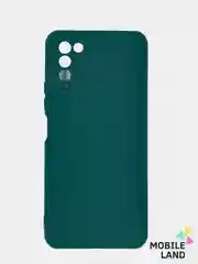 Зеленый чехол Silicone Cover для Honor 10X Lite