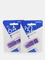 USB флеш накопитель SmartBuy Guartz флешка 8 / 16 / 32 / 64 gb