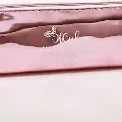 Коралловый меланж пенал школьный,зеркальный