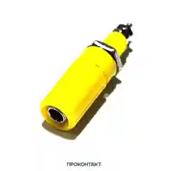 Желтый гнездо "банан" Z019, 4 mm, Binding Post