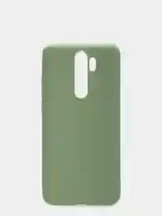 Оливковый чехол для Xiaomi Redmi Note 8 Pro силиконовый, матовый, однотонный
