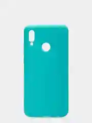 Бирюзовый чехол силиконовый для Huawei P Smart 2019/10 Lite, матовый