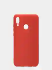 Красный чехол силиконовый для Huawei P Smart 2019/10 Lite, матовый
